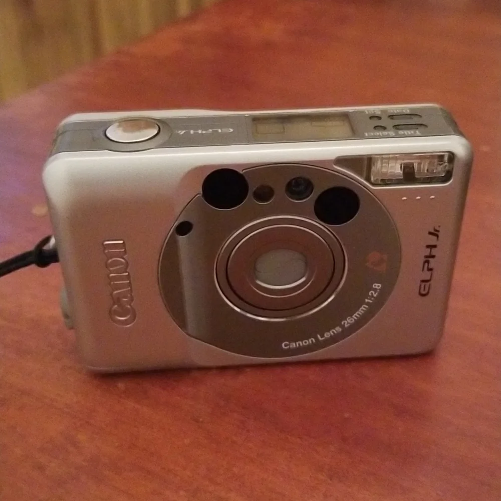 Canon Silver Film Camera